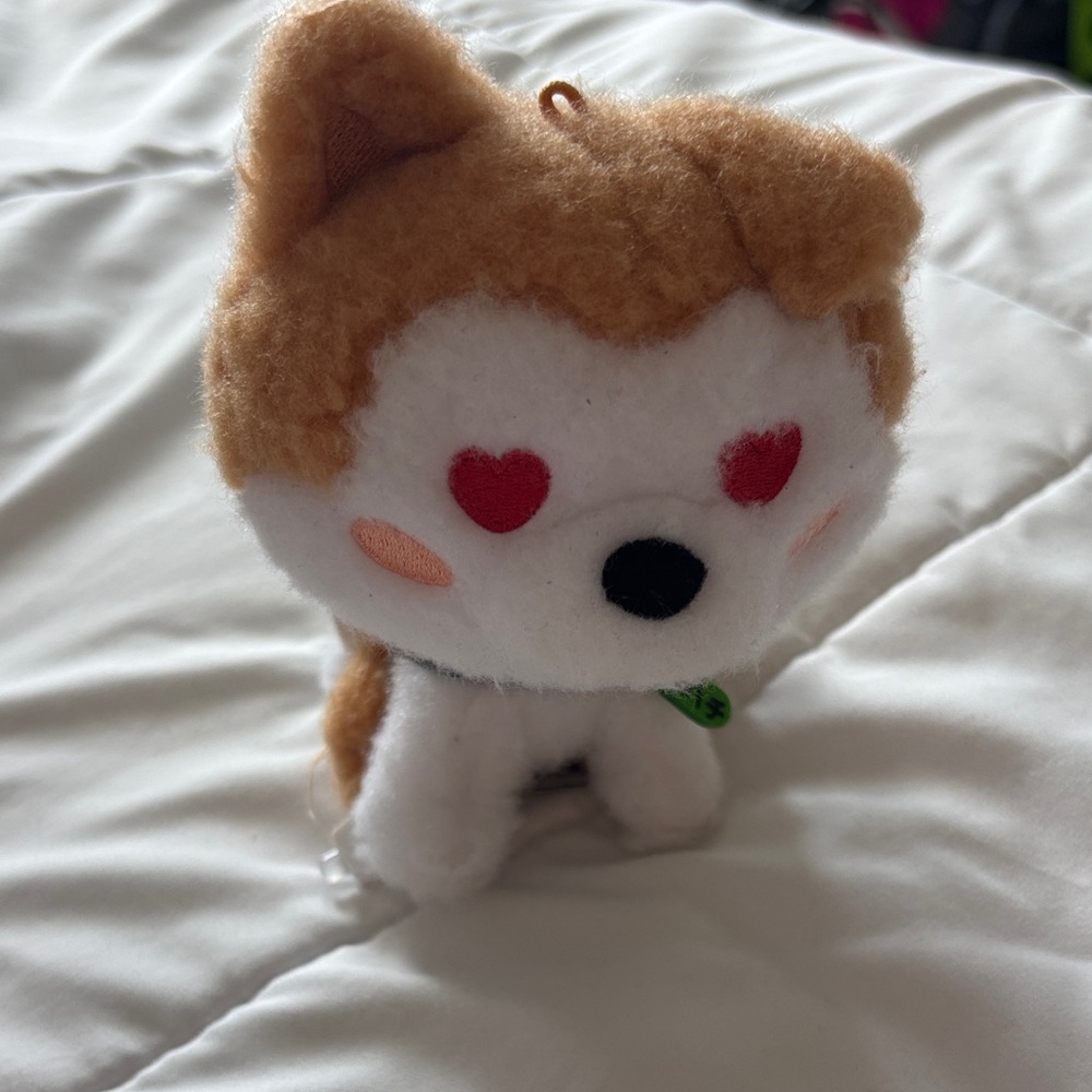 Cute Plush Dog Keychain